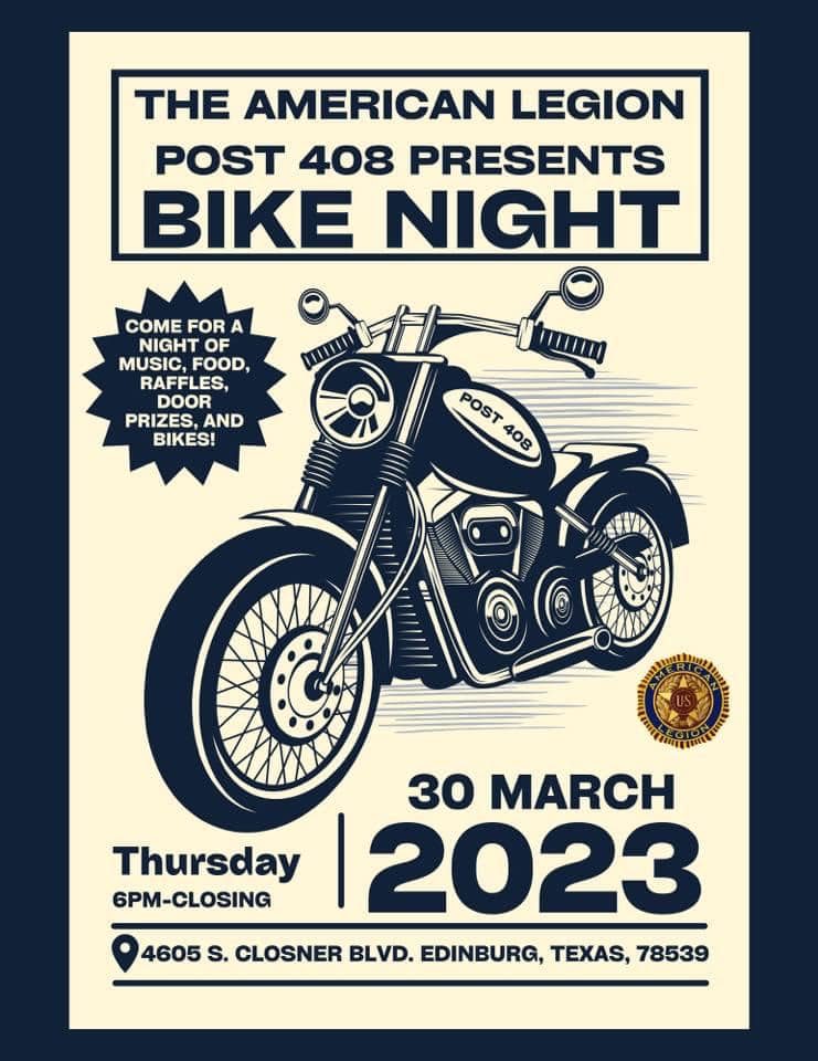 The American Legion Post 408 Presents Bike Night - Jabali The Biker's Store