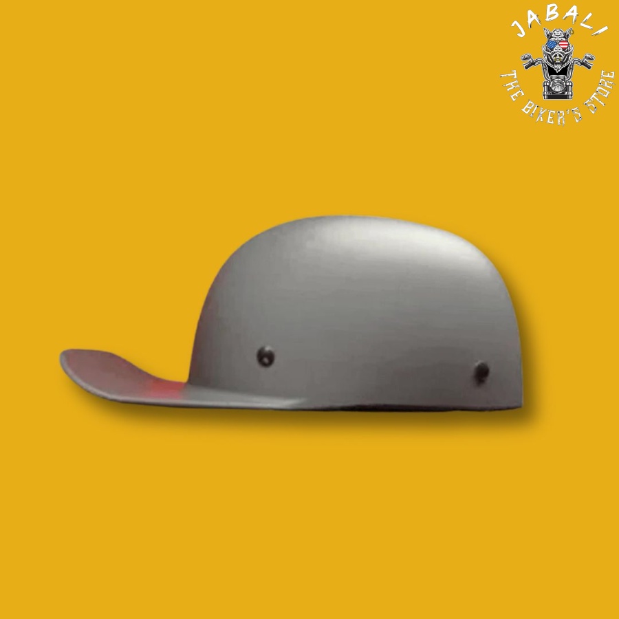 MICROLID SLIDER BASEBALL MOTORCYCLE HELMET CHARCOAL