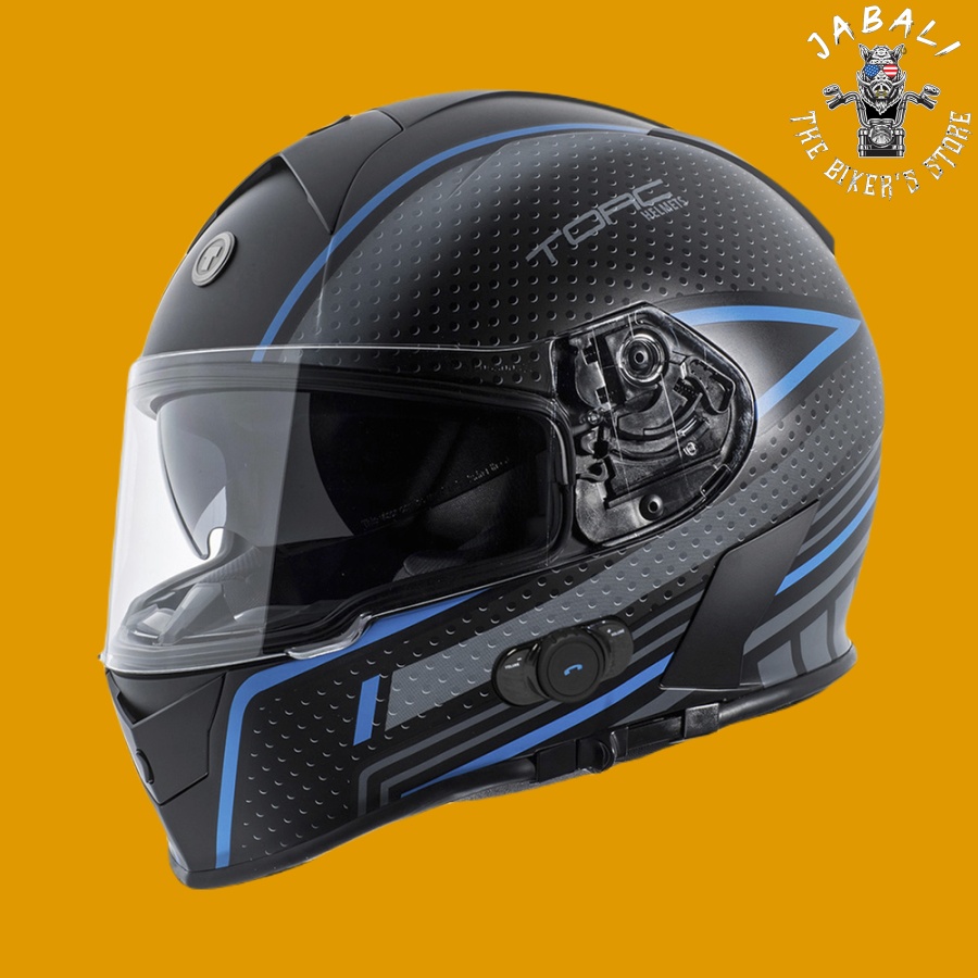 T14B15SCB ScrambleBlue Left Visor
