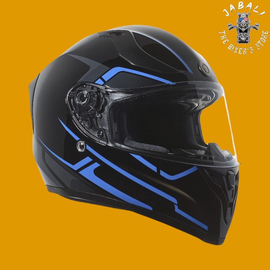T15B05RSBL RushBlue Right Jabali The Bikers Store