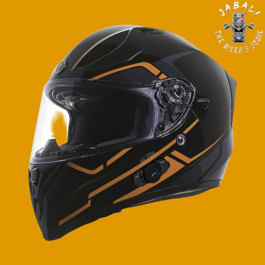 T15B05RSOR RushOrange LeftB Jabali The Bikers Store