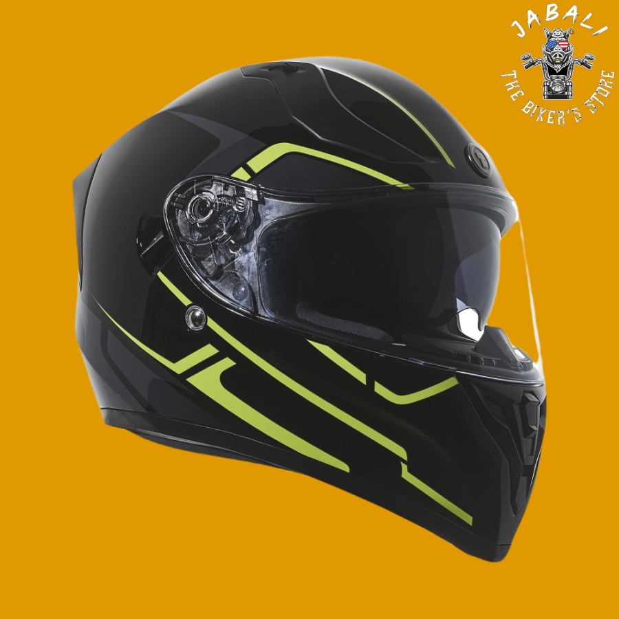 T15B05RSYL Yellow Right Visor Jabali The Bikers Store
