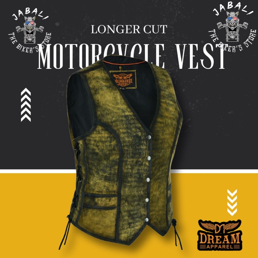 Women Motorcycle Vest