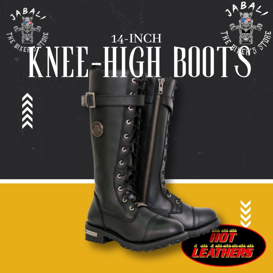 Hot Leathers 14 Inch Knee High Boots