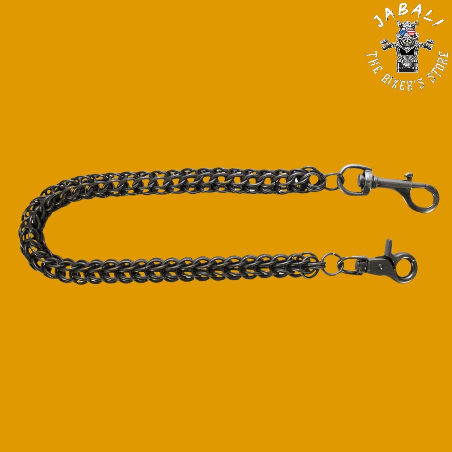 16 Gun Metal Biker Chain3