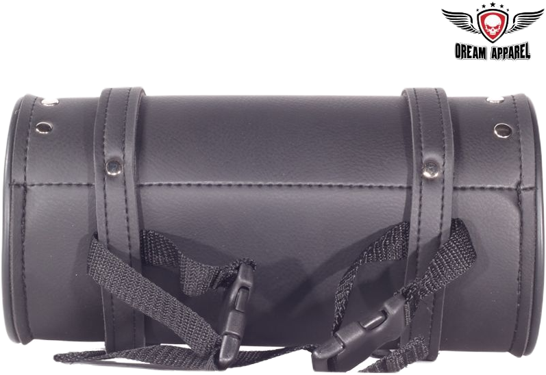 Dream Apparel 12" PVC Motorcycle Tool Bag With Shiny Studs & Concho 3 Dream Apparel 12 PVC Motorcycle Tool Bag With Shiny Studs & Concho2