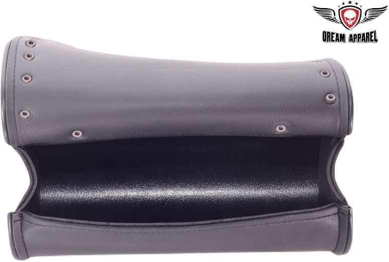 Dream Apparel 12" PVC Motorcycle Tool Bag With Shiny Studs & Concho 2 Dream Apparel 12 PVC Motorcycle Tool Bag With Shiny Studs & Concho3