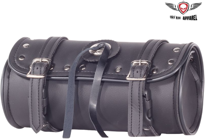 Dream Apparel 12" PVC Motorcycle Tool Bag With Shiny Studs & Concho 5 Dream Apparel 12 PVC Motorcycle Tool Bag With Shiny Studs & Concho4