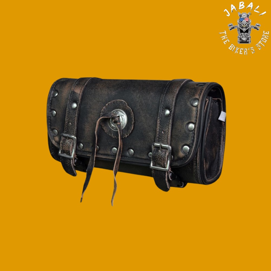 Dream Apparel Distress Brown Genuine Leather Toolbag 101